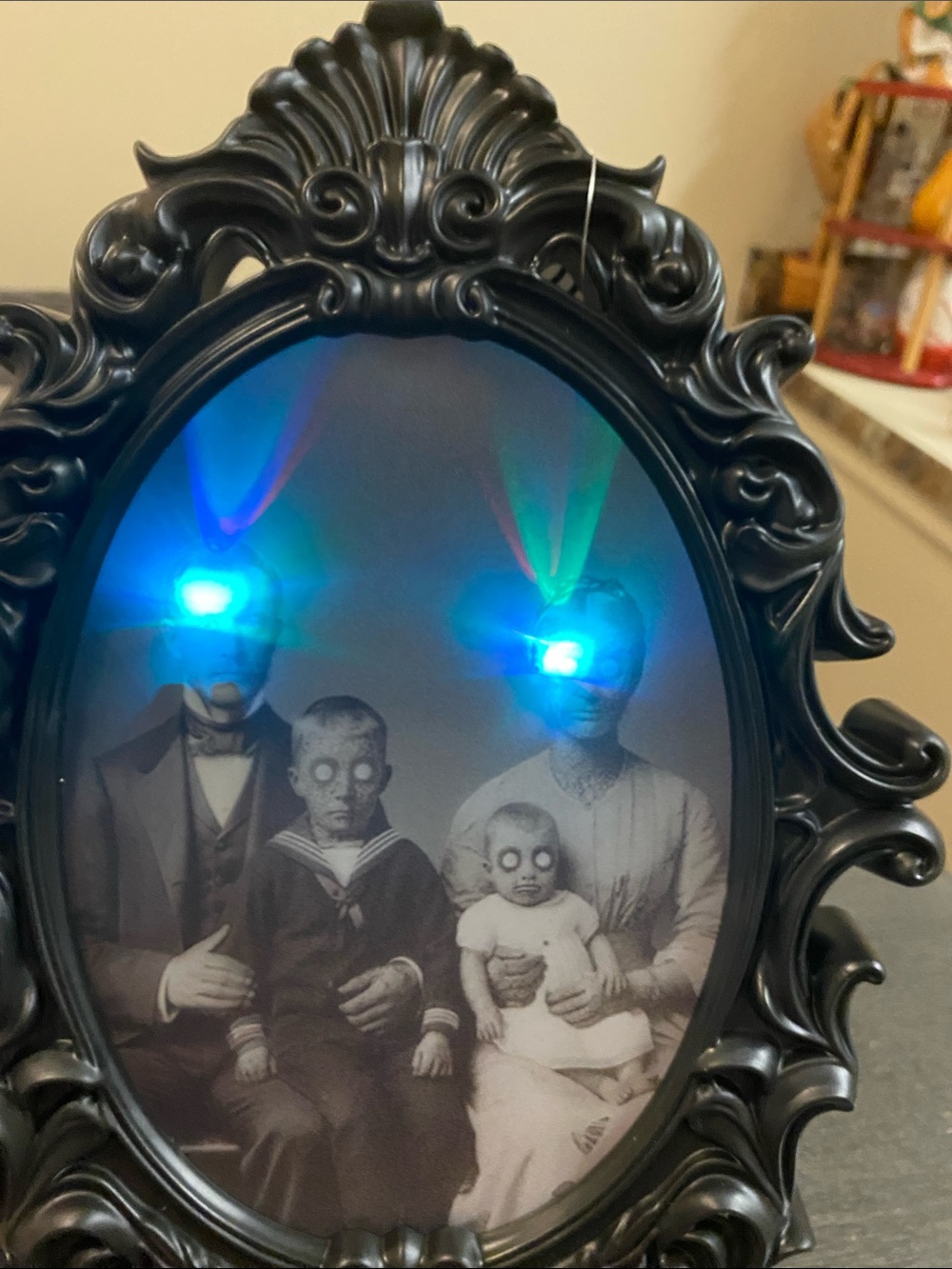 Halloween Lights & Sound Lenticular Frame Frame